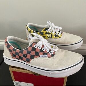 Vans Checkerboard and Animal Print Sneakers